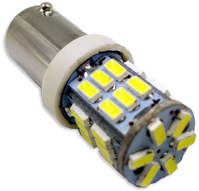 Лампа светодиодная T8 В040 белый (BA9S) 30SMD 3014, 9-30V коробка 2 штуки