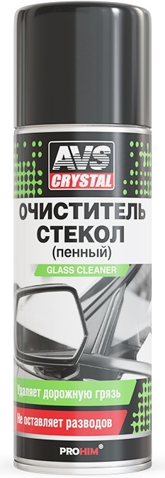 Очиститель стекол пенный (аэрозоль) AVS AVK-673 (520 мл)