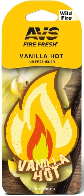 Ароматизатор AVS AFP-001 Fire Fresh (Vanilla / Ваниль), бумажный