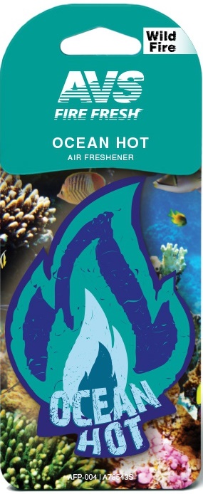 Ароматизатор AVS AFP-004 Fire Fresh (Ocean Hot / Океанский бриз), бумажный