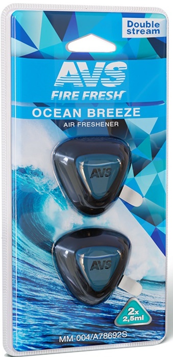 Ароматизатор AVS MM-004 Double Stream (Ocean Breeze / Океанский бриз), мембранный