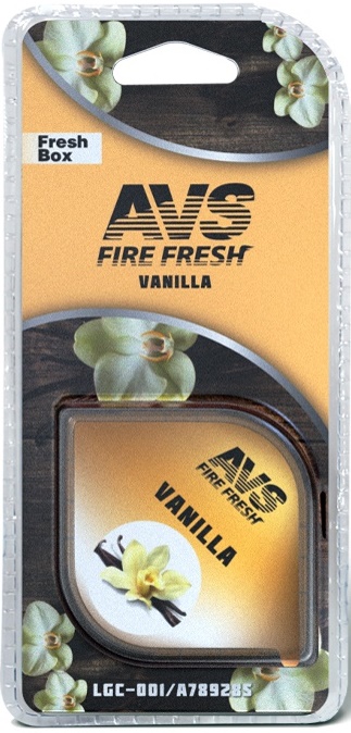 Ароматизатор AVS LGC-001 Fresh Box (аромат Ваниль / Vanilla), гелевый
