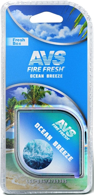 Ароматизатор AVS LGC-004 Fresh Box (аромат Океанский бриз / Ocean Breeze), гелевый
