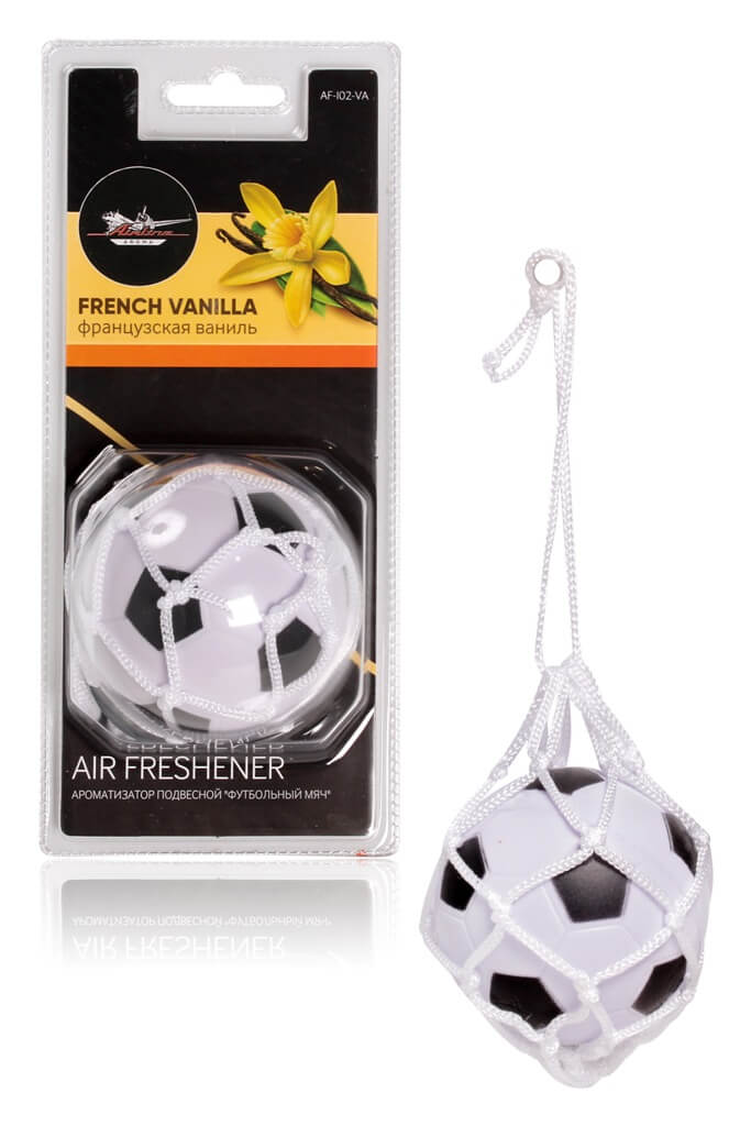 Ароматизатор подвесной Футбольный мяч Ваниль AIRLINE AF-I02-VA