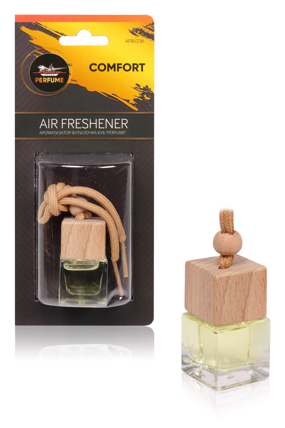 Ароматизатор-бутылочка куб Perfume COMFORT AIRLINE AFBU236