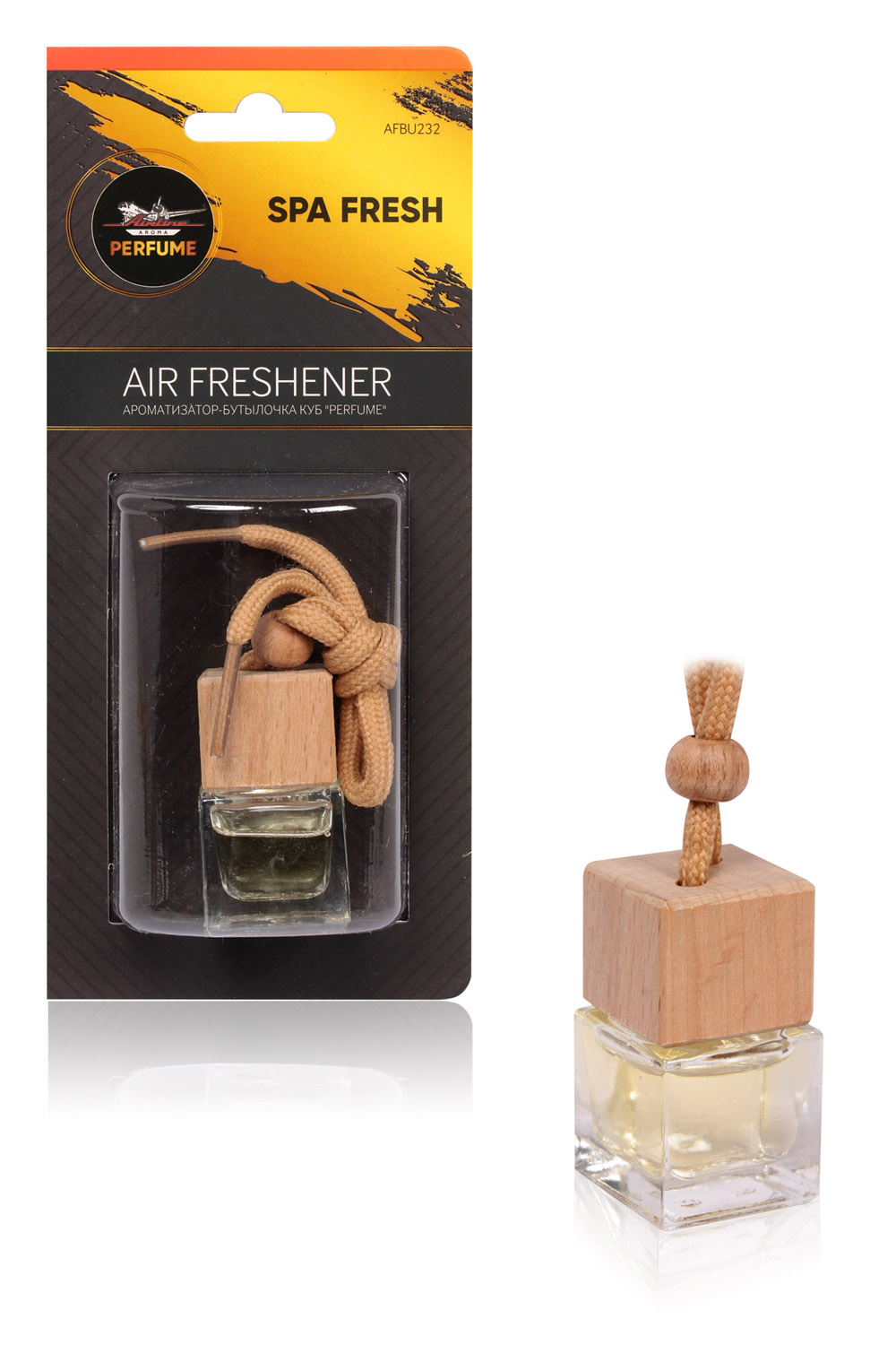 Ароматизатор-бутылочка куб Perfume SPA FRESH AIRLINE AFBU232