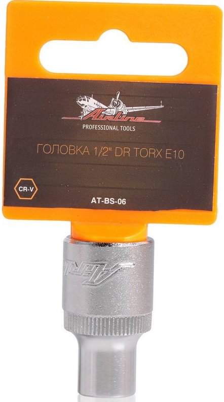Головка 1/2 DR TORX E10 AIRLINE AT-BS-06
