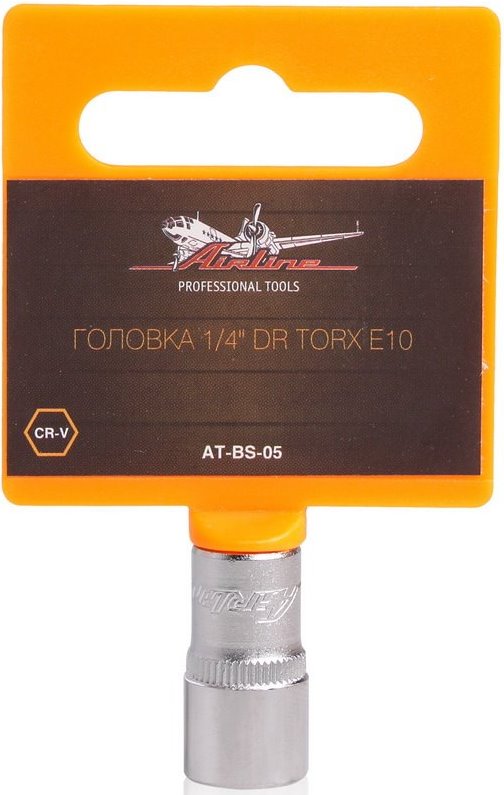 Головка 1/4 DR TORX E10 AIRLINE AT-BS-05