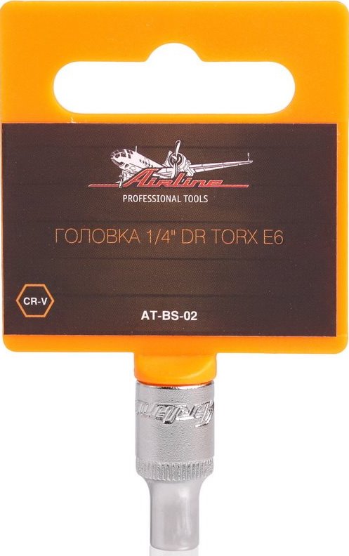 Головка 1/4 DR TORX E6 AIRLINE AT-BS-02