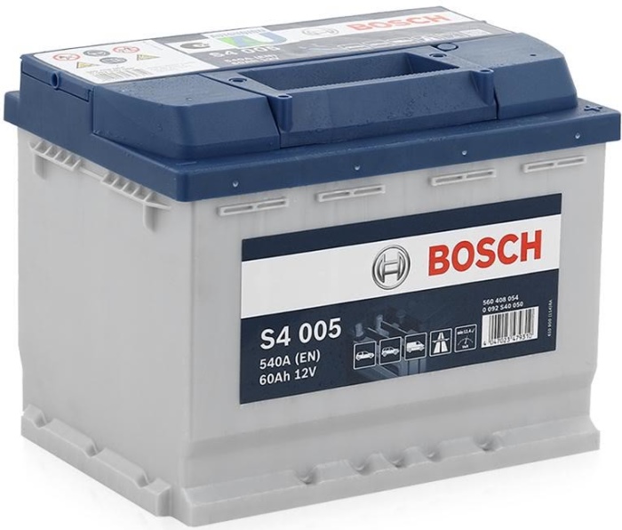 Аккумуляторная батарея Bosch S4 Silver 0 092 S40 050 (12В, 60А/ч)