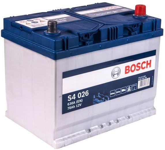 Аккумуляторная батарея Bosch S4 Silver 0 092 S40 260 (12В, 70А/ч)