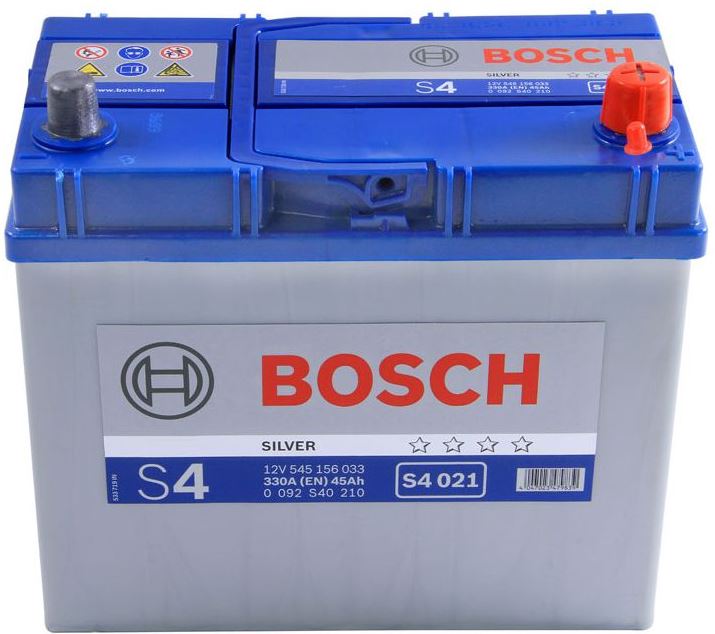 Аккумуляторная батарея Bosch S4 Silver 0 092 S40 210 (12В, 45А/ч)