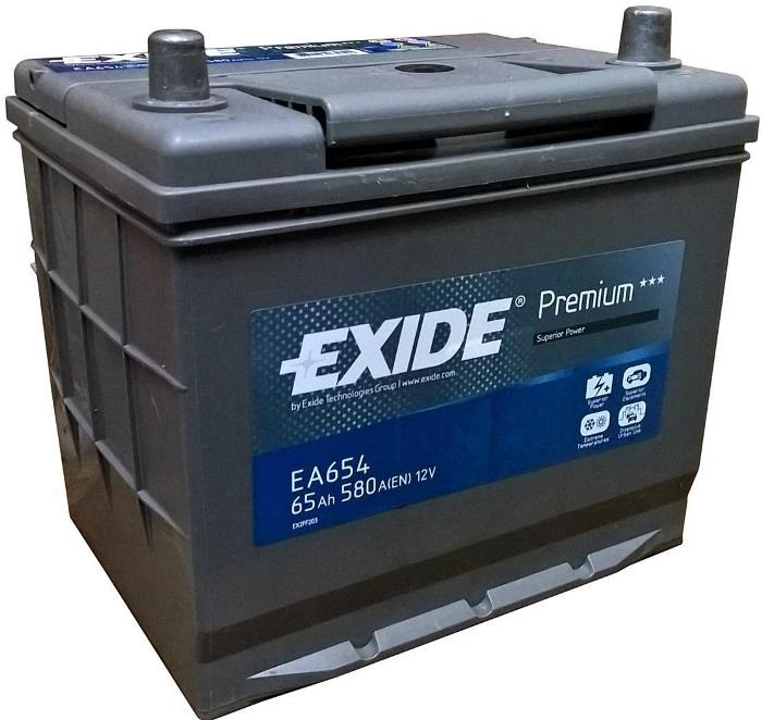 Аккумуляторная батарея Exide Premium EA654 (12В, 65А/ч)