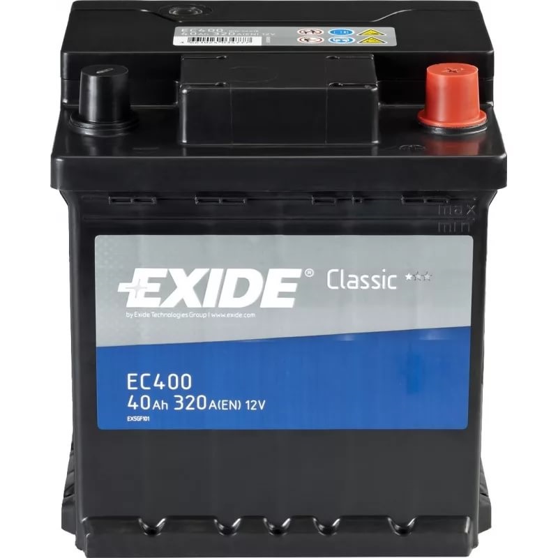Аккумуляторная батарея Exide EC400 Classic (12В, 40а/ч)