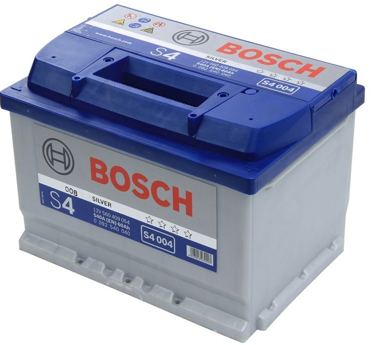 Аккумуляторная батарея Bosch S4 Silver 0 092 S40 040 (12В, 60А/ч)