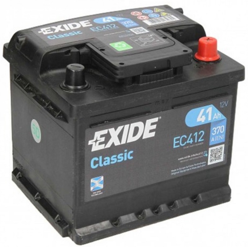 Аккумуляторная батарея Exide EC412 Classic (12В, 41а/ч)