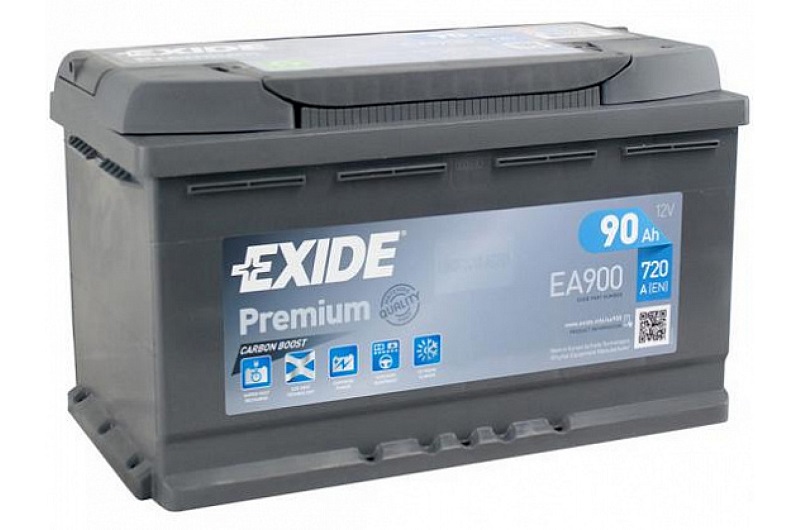 Аккумуляторная батарея Exide EA900 Premium (12В, 90А/ч) 
