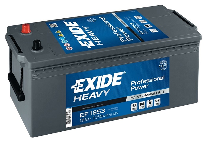 Аккумуляторная батарея Exide EF1853 Heavy Professional Power (12В, 185а/ч)