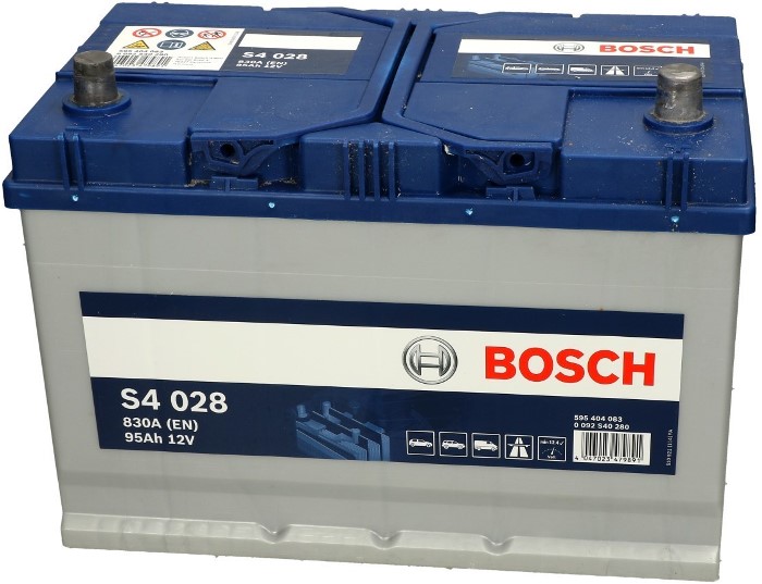 Аккумуляторная батарея Bosch S4 Silver 0 092 S40 280 (12В, 95А/ч)