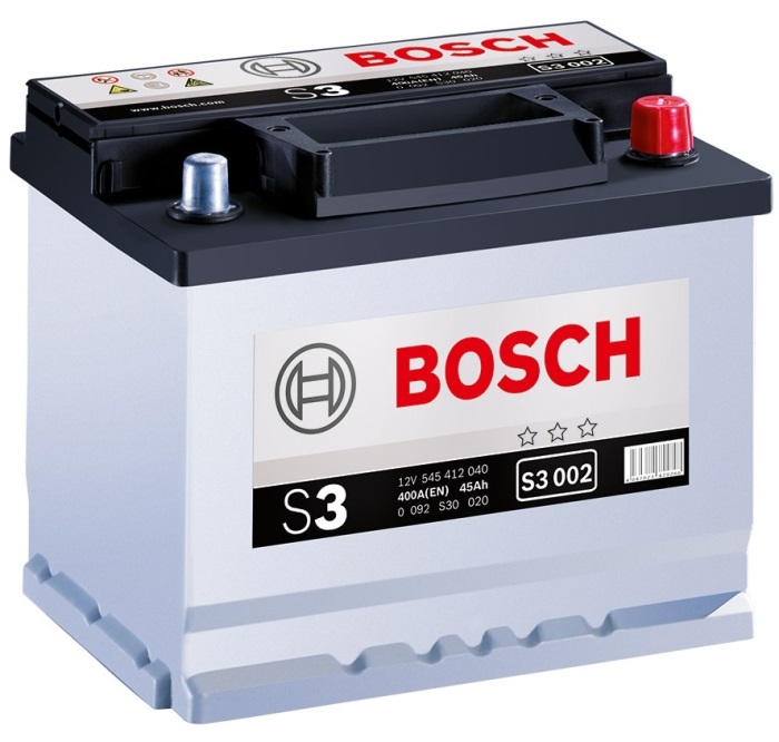 Аккумуляторная батарея Bosch S3 0 092 S30 020 (12В, 45А/ч)