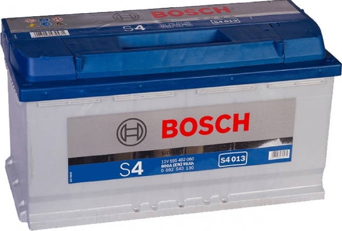 Аккумуляторная батарея Bosch S4 Silver 0 092 S40 130 (12В, 95А/ч)