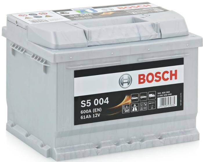 Аккумуляторная батарея Bosch S5 Silver Plus 0 092 S50 040 (12В, 61А/ч)