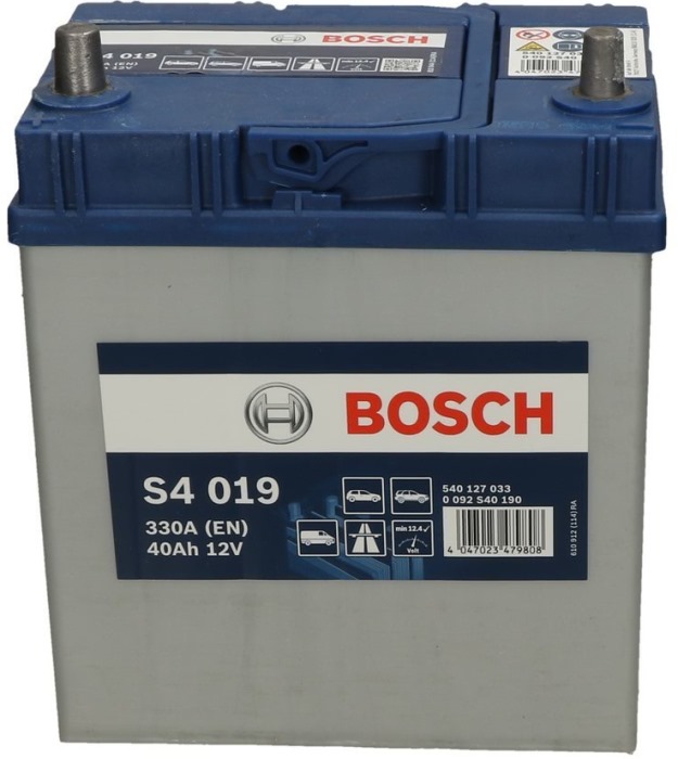 Аккумуляторная батарея Bosch S4 Silver 0 092 S40 190 (12В, 40А/ч)