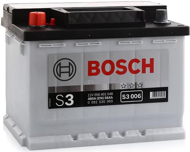 Аккумуляторная батарея Bosch S3 0 092 S30 060 (12В, 56А/ч)
