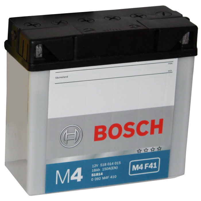 Аккумуляторная батарея Bosch Funstart FreshPack 0 092 M4F 410 (12В, 18А/ч)