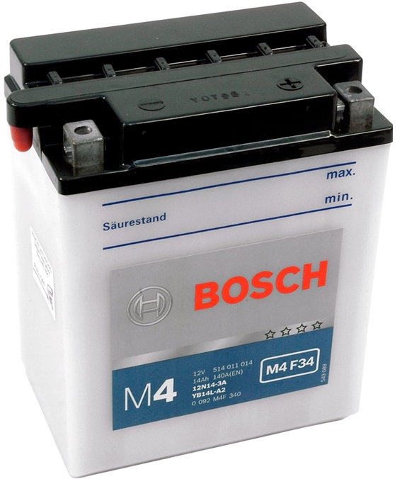 Аккумуляторная батарея Bosch Funstart FreshPack 0 092 M4F 340 (12В, 14А/ч)