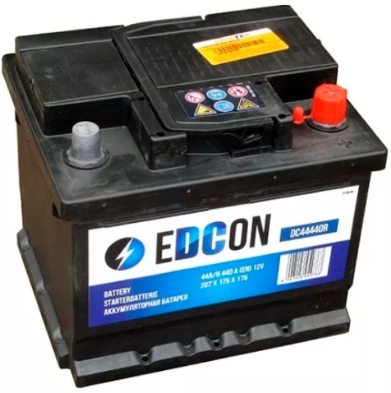 Автомобильный аккумулятор EDCON DC44440R (12В, 44А/ч)