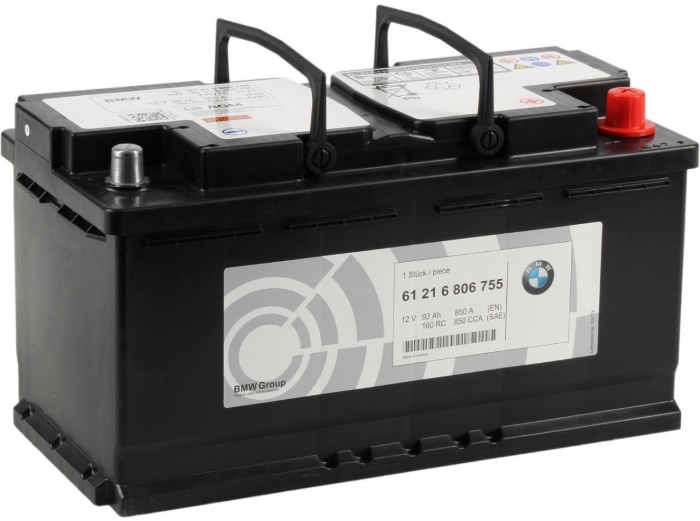 Аккумуляторная батарея BMW AGM 61 21 6 806 755 (12В, 92А/ч)