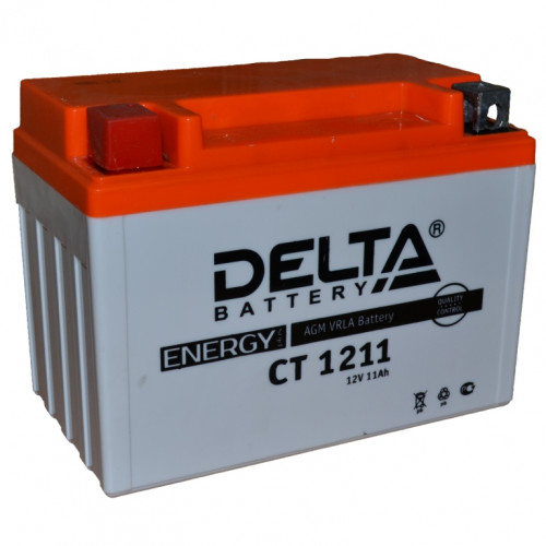 Аккумулятор DELTA Battery AGM YTZ12S CT 1211 (12В, 11А/ч)