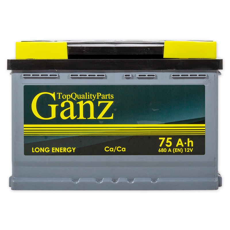 Аккумуляторная батарея GANZ GA750 Standart (12В, 75А/ч)