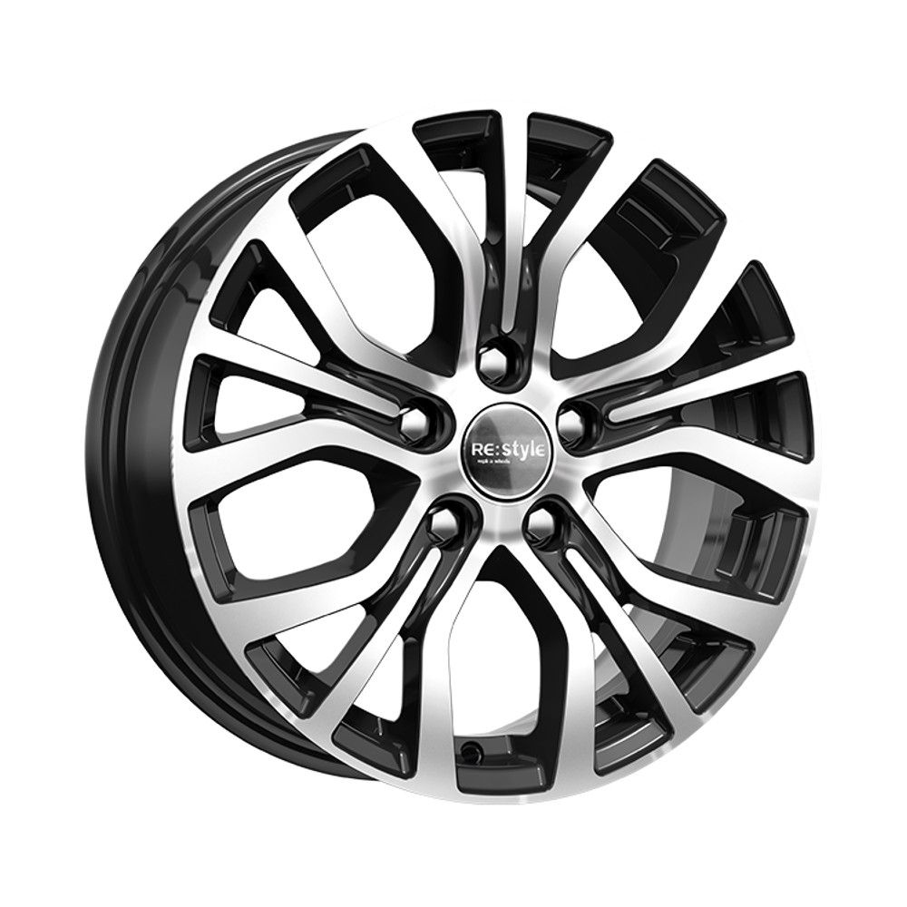 Диск колесный литой КиК Nissan Qashqai (КСr736) 6,5/R16 5x114,3 ET40 D66,1 Алмаз черный