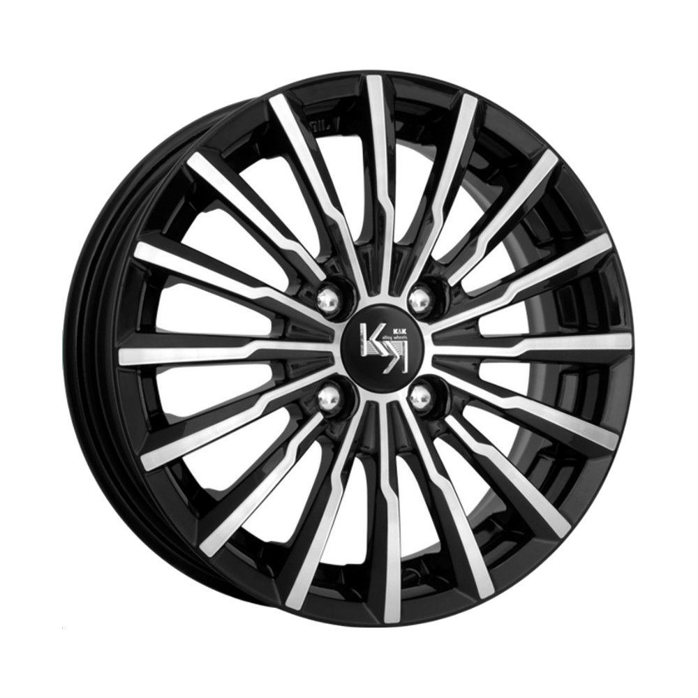 Диск колесный литой КиК Акцент (КС641) 5,5/R14 4x100 ET39 D67,1 Алмаз-черный