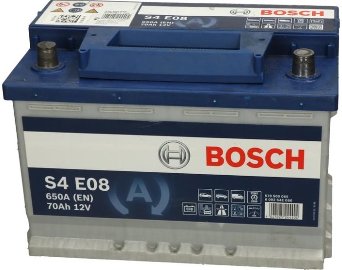 Аккумуляторная батарея Bosch 0 092 S4E 081 (12В, 70А/ч)