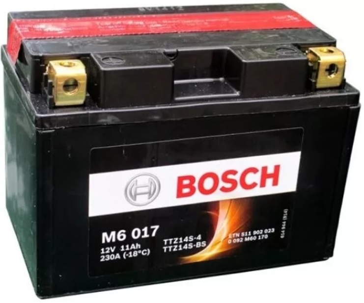 Аккумуляторная батарея Bosch Funstart AGM 0 092 M60 170 (12В, 11А/ч)