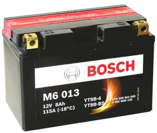 Аккумуляторная батарея Bosch Funstart AGM 0 092 M60 130 (12В, 9А/ч)