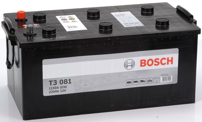 Аккумуляторная батарея Bosch T3 0 092 T30 810 (12В, 220А/ч)