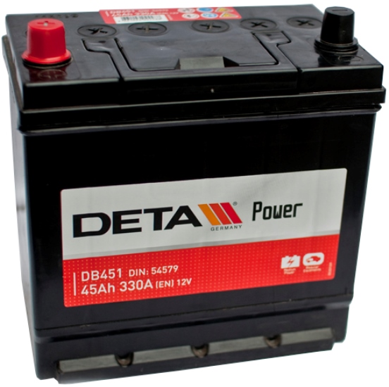 Аккумуляторная батарея DETA POWER DB451 (12В, 45А/ч)