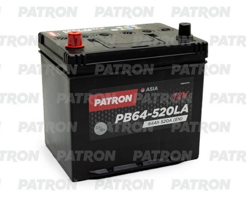 Аккумуляторная батарея PATRON ASIA PB64-520LA (12В, 64А/ч)