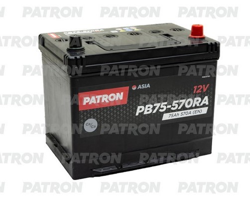Аккумуляторная батарея PATRON ASIA PB75-570RA (12В, 75А/ч)