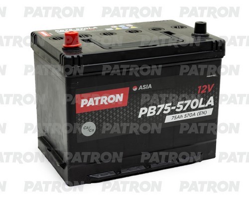 Аккумуляторная батарея PATRON ASIA PB75-570LA (12В, 75А/ч)