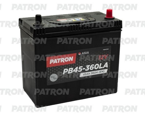 Аккумуляторная батарея PATRON ASIA PB45-360LA (12В, 45А/ч)
