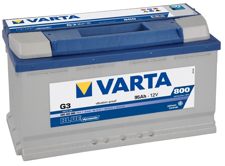 Аккумуляторная батарея VARTA Blue Dynamic 595 402 080 313 2 (12В, 95А/ч)