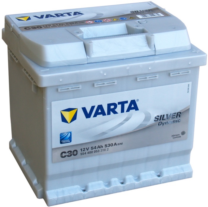 Аккумуляторная батарея VARTA Silver Dynamic 554 400 053 316 2 (12В, 54А/ч)