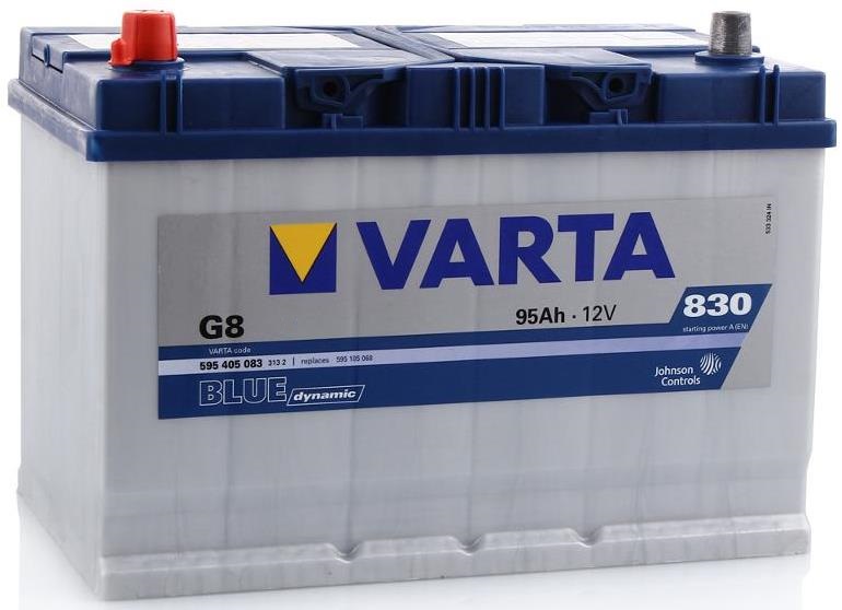 Аккумуляторная батарея VARTA Blue Dynamic 595 405 083 313 2 (12В, 95А/ч)