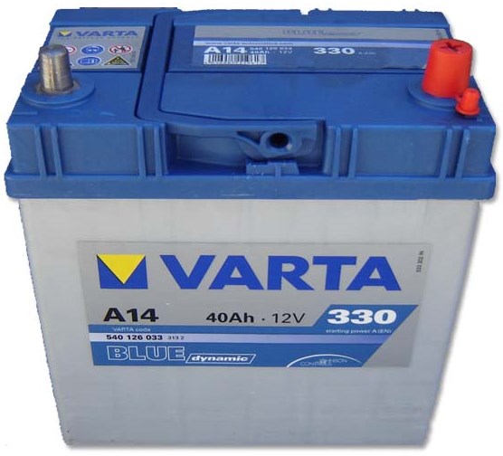 Аккумуляторная батарея VARTA Blue Dynamic 540 126 033 313 2 (12В, 40А/ч)