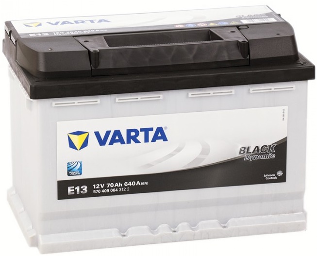 Аккумуляторная батарея VARTA Black Dynamic 570 409 064 312 2 (12В, 70А/ч)
